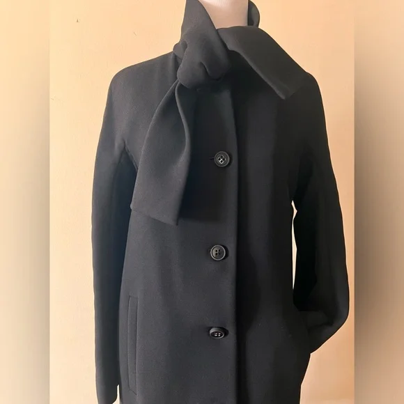 Vintage Moschino Cheap and chic Black Coat Italy size 40 US 6 - Picture 3 of 14